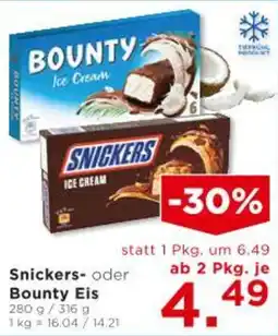 Unimarkt Snickers oder Bounty Angebot