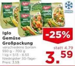 Unimarkt Iglo Gemüse Großpackung Angebot