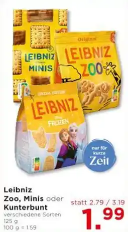 Unimarkt Leibniz Zoo, Minis oder Kunterbunt Angebot