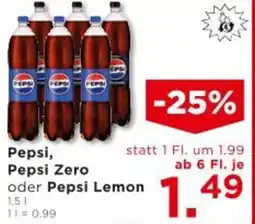 Unimarkt Pepsi, Pepsi Zero oder Pepsi Lemon Angebot