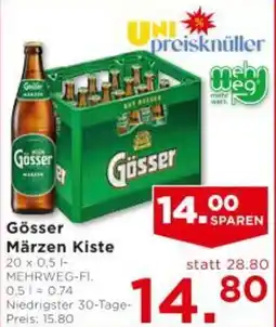 Unimarkt Gösser Märzen Kiste Angebot