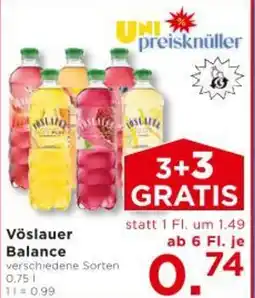 Unimarkt Vöslauer Balance Angebot