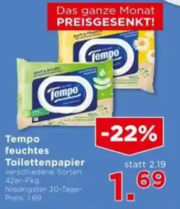 Unimarkt Tempo feuchtes Toilettenpapier Angebot