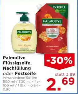 Unimarkt Palmolive Flüssigseife, Nachfüllung oder Festseife Angebot