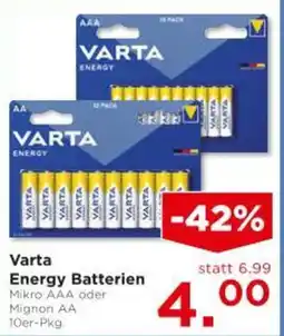 Unimarkt Varta Energy Batterien Angebot