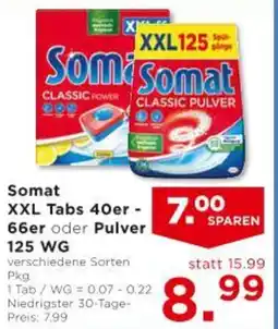 Unimarkt Somat - XXL Tabs oder Pulver Angebot