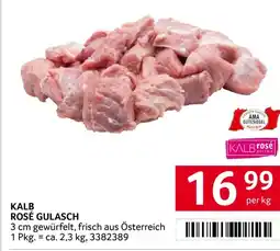 Transgourmet Kalb rosé gulasch Angebot