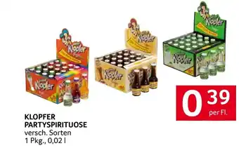 Transgourmet Klopfer partyspirituose Angebot