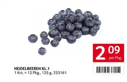 Transgourmet Heidelbeeren Angebot