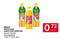 Transgourmet Bravo säfte und happy day spritzer Angebot