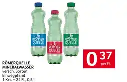 Transgourmet Romer quelle mineralwasser Angebot
