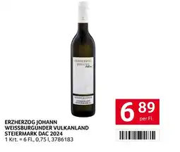 Transgourmet Erzherzog johann weissburgunder vulkanland steiermark dac 2024 Angebot