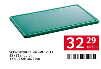 Transgourmet Schneidbrett pro mit rille Angebot