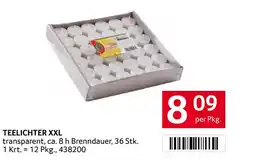 Transgourmet Teelichter xxl Angebot