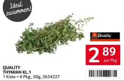 Transgourmet Quality thymian Angebot
