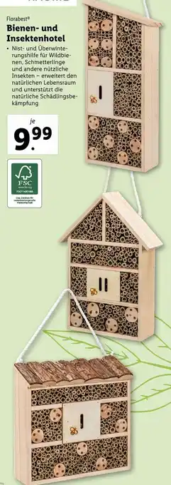 Lidl Florabest Bienen Und Insektenhotel Angebot