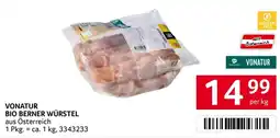 Transgourmet Vonatur bio berner würstel Angebot