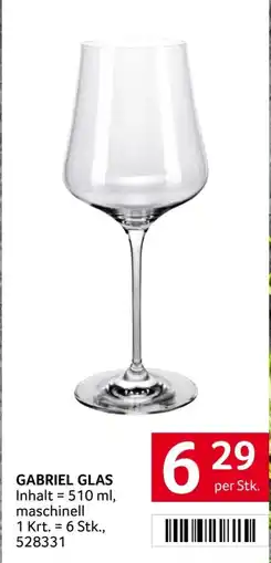 Transgourmet Gabriel glas Angebot