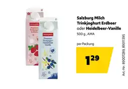 Landmarkt Salzburg Milch Trinkjoghurt Erdbeer oder Heidelbeer-Vanille Angebot