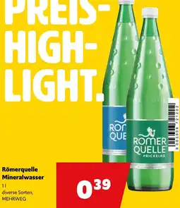 Landmarkt Römerquelle Mineralwasser Angebot