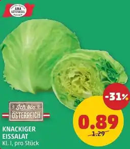 PENNY Knackiger eissalat Angebot