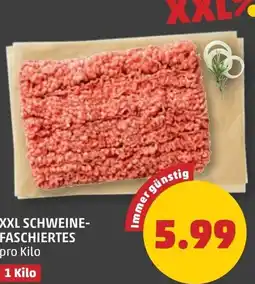 PENNY Xxl schweine- faschiertes Angebot