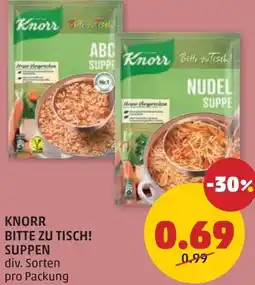 PENNY Knorr bitte zu tisch! suppen Angebot