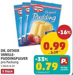 PENNY Dr. oetker vanille- puddingpulver Angebot