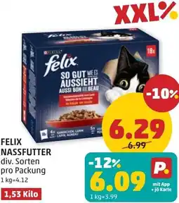 PENNY Felix nassfutter Angebot