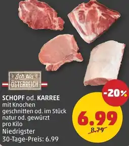 PENNY Schopf od. karree Angebot