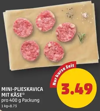 PENNY Mini-pljeskavica mit käse Angebot