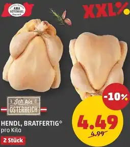PENNY Hendl, bratfertig Angebot