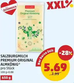PENNY Salzburgmilch premium original almkönig Angebot