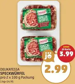 PENNY Delikatessa speckwürfel Angebot