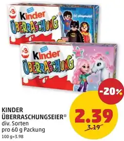 PENNY Kinder überraschungseier Angebot