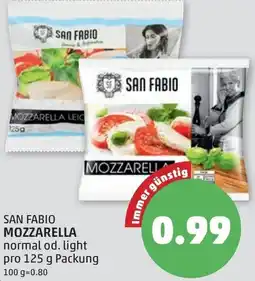 PENNY San fabio mozzarella Angebot
