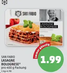 PENNY San fabio lasagne bolognese Angebot