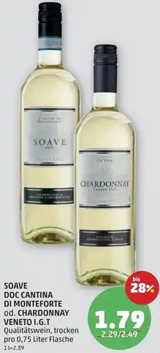 PENNY Soave doc cantina di monteforte od. chardonnay veneto i.g.t Angebot