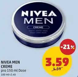 PENNY Nivea men creme Angebot