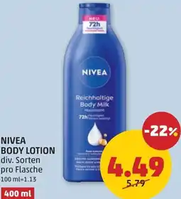 PENNY Nivea body lotion Angebot