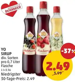 PENNY Yo sirup Angebot