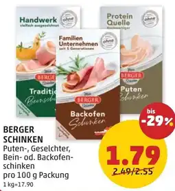 PENNY Berger schinken Angebot