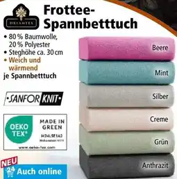 Norma Frottee- Spannbetttuch Angebot