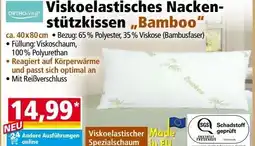 Norma Viskoelastisches Nacken- stützkissen,,Bamboo Angebot