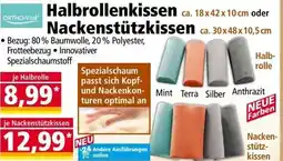 Norma Halbrollenkissen oder Nackenstützkissen Angebot