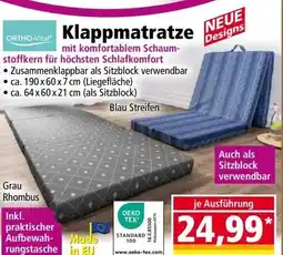 Norma Klappmatratze Angebot