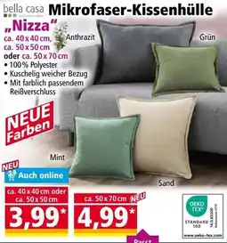 Norma bella casa Mikrofaser-Kissenhülle Angebot
