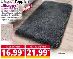 Norma Lifetex Teppich ,,Shaggy Angebot