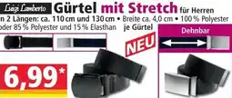 Norma Luigi Lamberto Gürtel mit Stretch Angebot