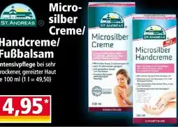 Norma Micro- silber Creme/ Handcreme/ Fußbalsam Angebot